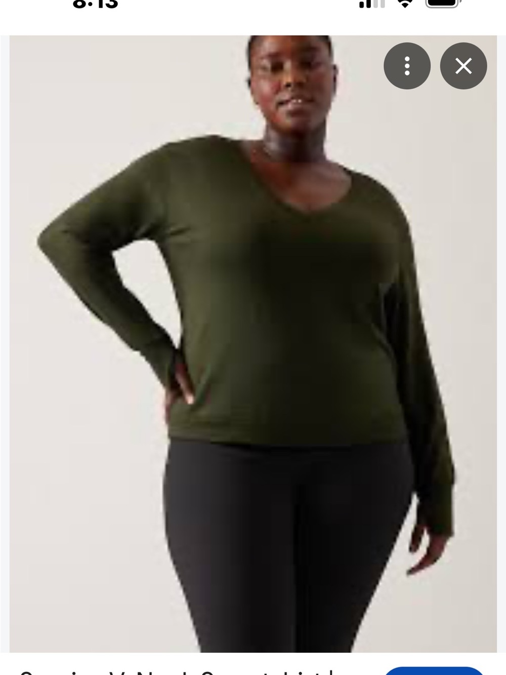 Athleta Sun Rise V-Neck Lightweight Sweater